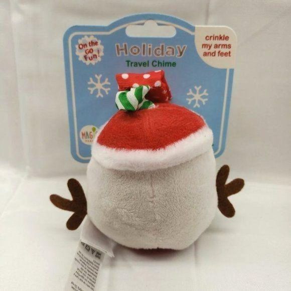 Crinkle Chime Baby Toy Snowman Christmas Kid - Picture 4 of 4